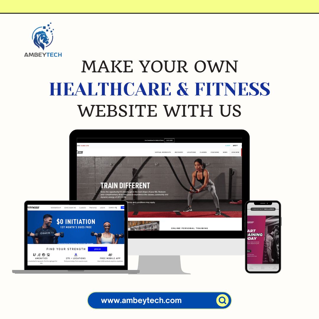 make-your-own-healthcare-and-fitness-website-with-ambeytech